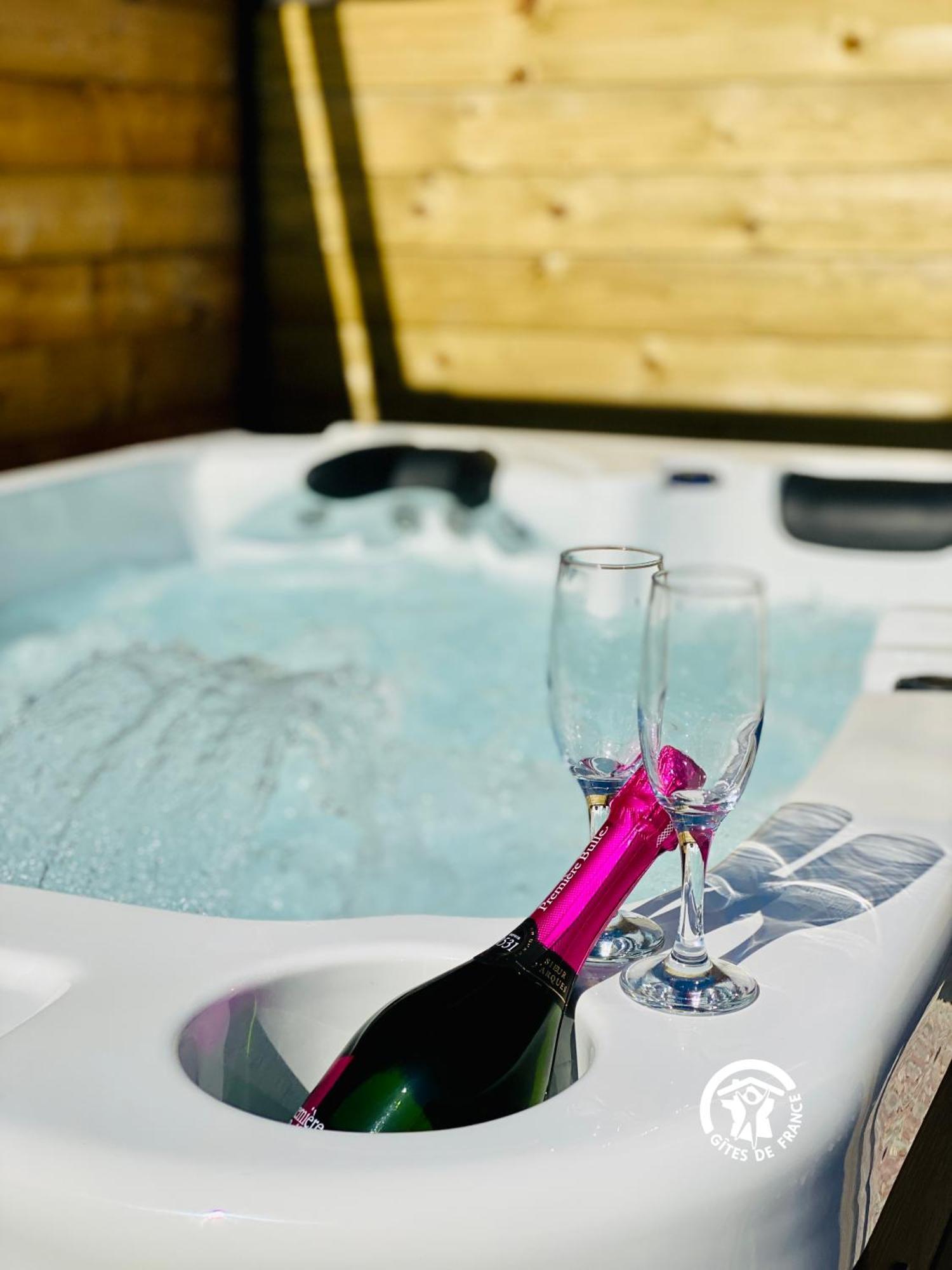 Gite & Spa Le Villemachois - 4 Etoiles - Jacuzzi Couvert - Calme Et Independant - Clim - Parking - 5 Min Carcassonne Villemoustaussou Bagian luar foto