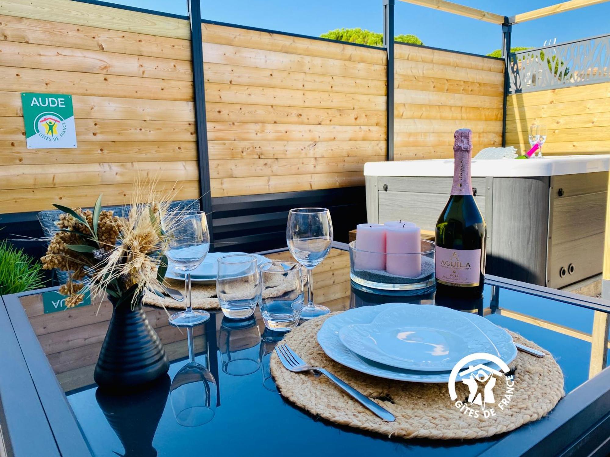 Gite & Spa Le Villemachois - 4 Etoiles - Jacuzzi Couvert - Calme Et Independant - Clim - Parking - 5 Min Carcassonne Villemoustaussou Bagian luar foto