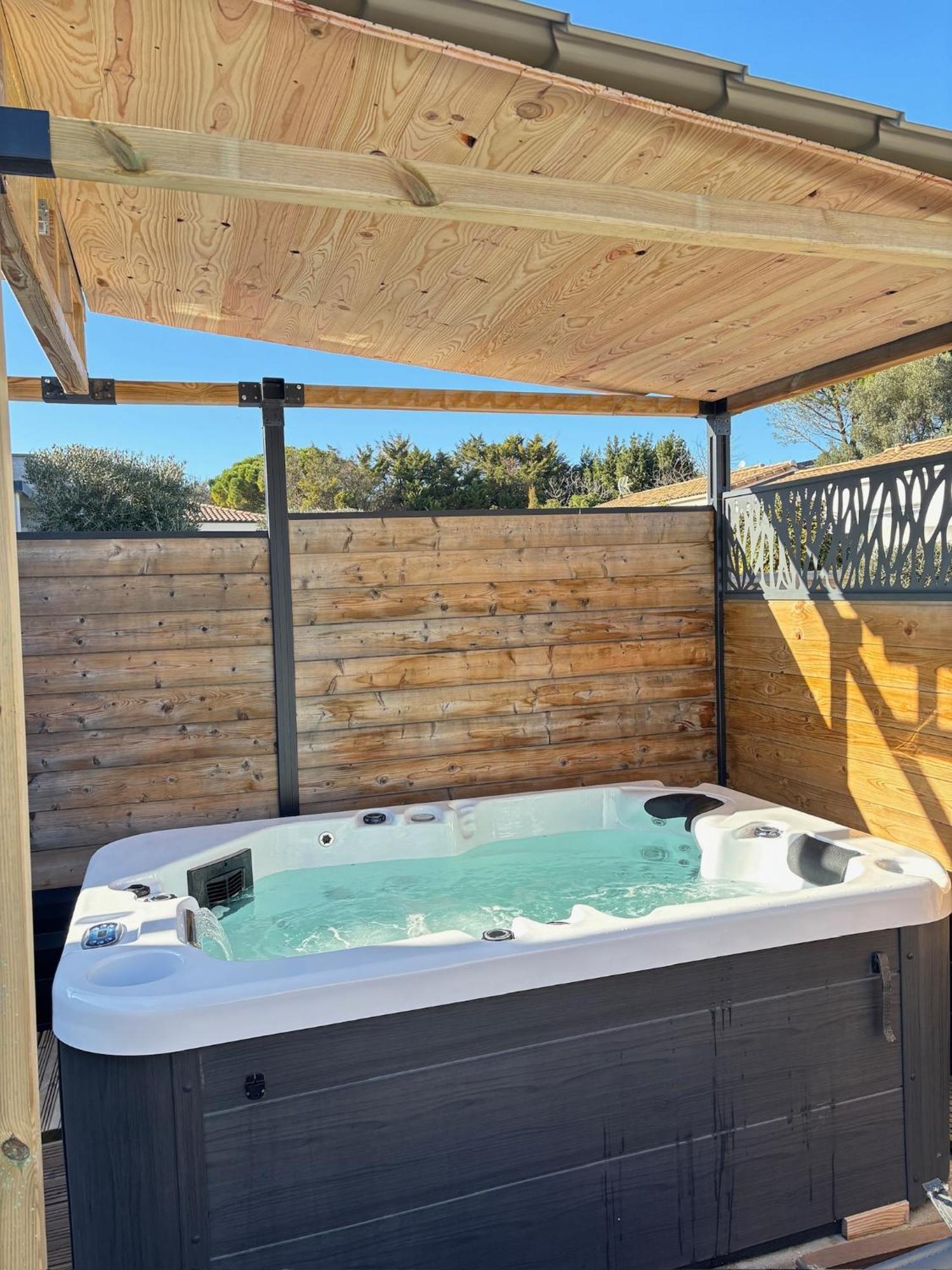 Gite & Spa Le Villemachois - 4 Etoiles - Jacuzzi Couvert - Calme Et Independant - Clim - Parking - 5 Min Carcassonne Villemoustaussou Bagian luar foto